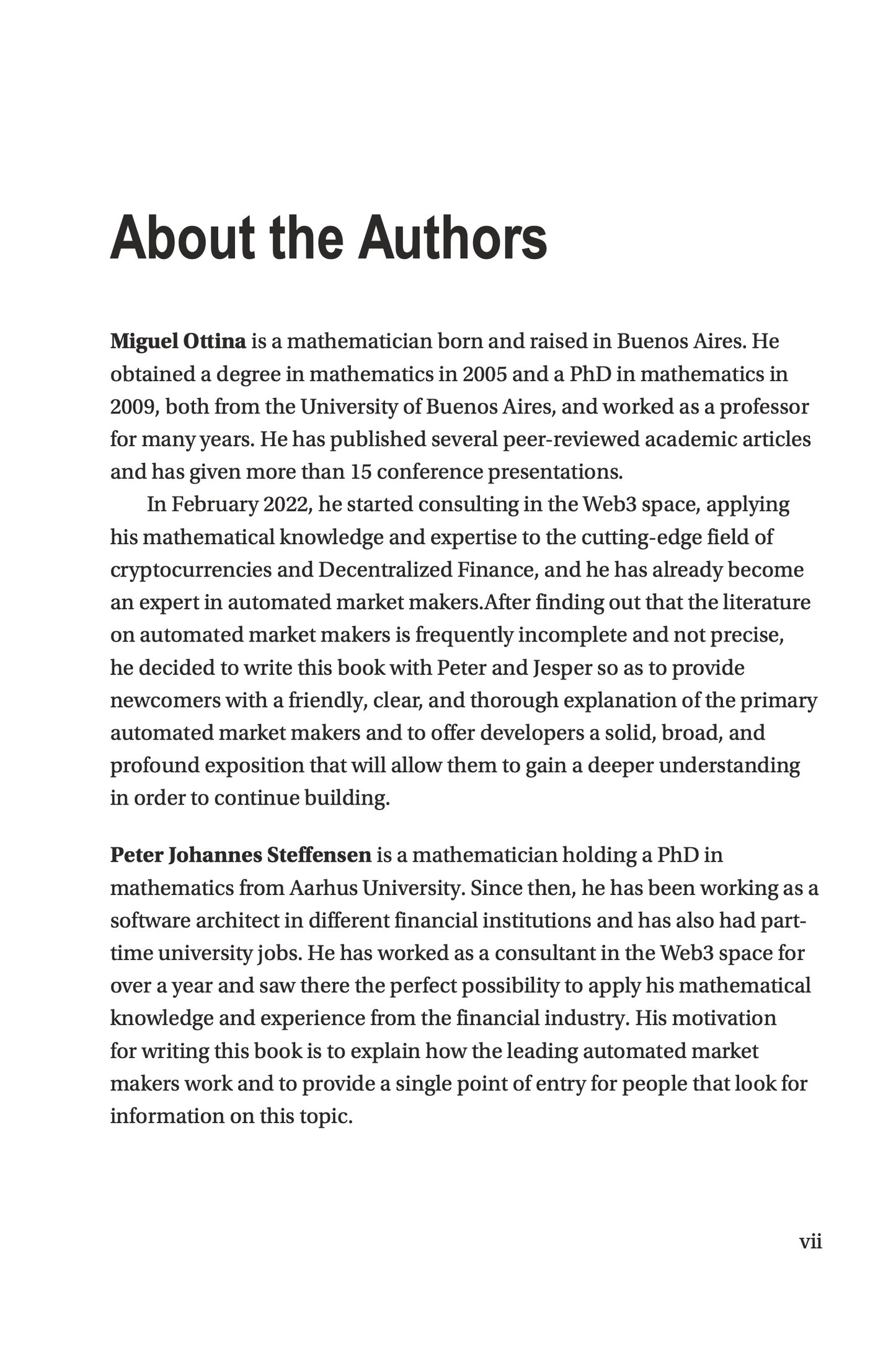 Automated Market Makers